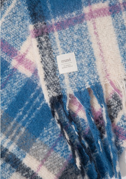 Püsküllü Kareli Atkı 1912810-28616 modelleri