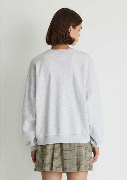 Mickey Mouse Baskılı Gri Sweatshirt 1S10254-88467 indirimleri