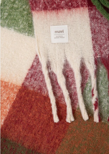 Püsküllü Kareli Atkı 1912815-71043 modelleri