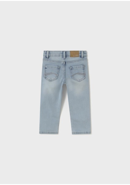 Erkek Bebek Yumuşak Kot Pantolon
