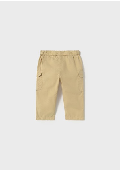 Erkek Bebek Kargo Cepli Poplin Pantolon