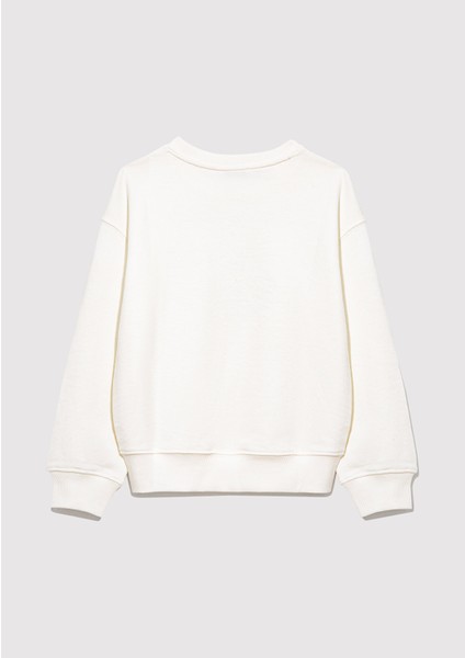 Cool Kids Baskılı Ekru Sweatshirt 7S10094-70057 fiyatları