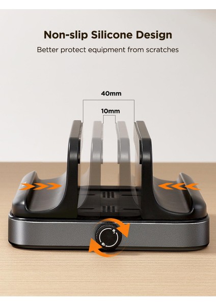 ZS374 Dikey Laptop Telefon ve Tablet Tutucu Masaüstü Organizer Stand modelleri