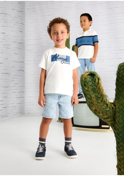 Erkek Çocuk Baskılı Tshirt