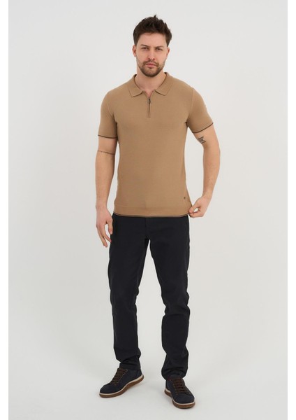Erkek Polo Yaka Fermuarlı Triko T-Shirt (AG-50025) modelleri