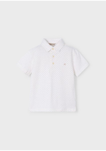 Erkek Çocuk Baskılı Yakalı Tshirt Bej fiyatları