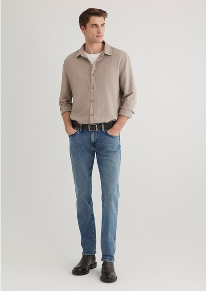 Erkek Marcus Açık Mavi Premium Jean Pantolon 0035183704