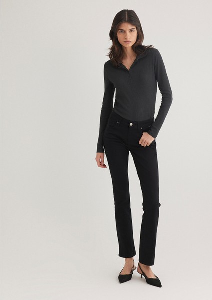 Mona Casual Siyah Jean Pantolon 1049783049
