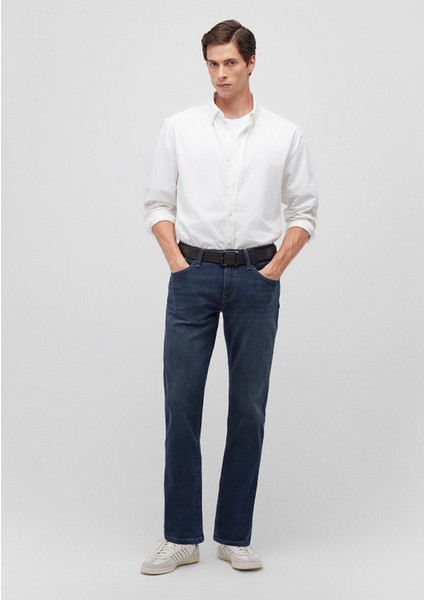 Erkek Martin Mürekkep Vintage Mavi Premium Jean Pantolon 0037882290