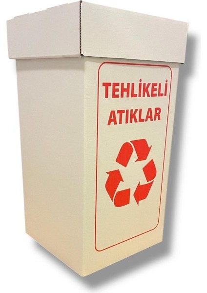 Tehlikeli Atık Kutusu 36X36X70CM