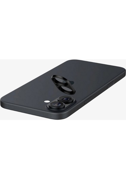iPhone 16 / 16 Plus Kamera Lens Camı Koruyucu GLAS.tR Optik (2 Adet) Black - AGL07922