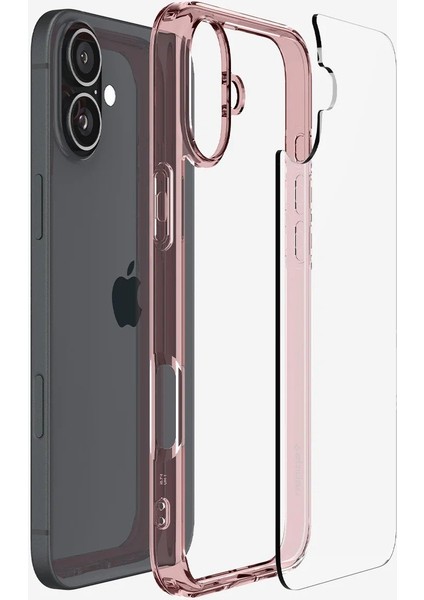 iPhone 16 Kılıf Ultra Hybrid Rose Crystal - ACS08198