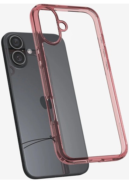 iPhone 16 Kılıf Ultra Hybrid Rose Crystal - ACS08198