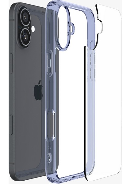 iPhone 16 ile uyumlu ince Kılıf Ultra Hybrid Sararma Karşıtı DuraClear™ Hava Kanalı Teknolojisi™ Askeri Sınıf Koruma Sky Crystal Şeffaf Kapak - ACS08204 modelleri