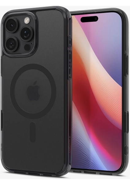 iPhone 16 Pro Max Kılıf Ultra Hybrid T (Kamera Buton Korumalı) MagFit MagSafe özellikli Frost Black - ACS08507 modelleri