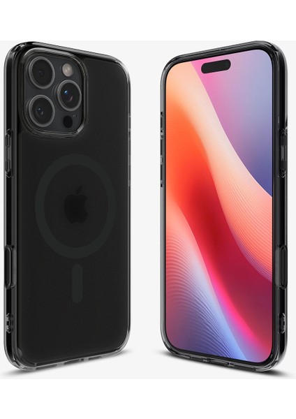 iPhone 16 Pro Max Kılıf Ultra Hybrid T (Kamera Buton Korumalı) MagFit MagSafe özellikli Frost Black - ACS08507 fırsatları