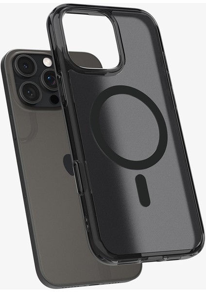 iPhone 16 Pro Max Kılıf Ultra Hybrid T (Kamera Buton Korumalı) MagFit MagSafe özellikli Frost Black - ACS08507 indirimleri