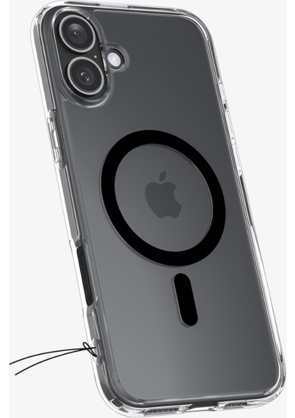iPhone 16 Plus Kılıf Ultra Hybrid MagFit MagSafe özellikli Black - ACS08076
