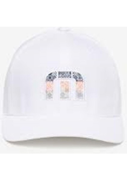 Swim With Dolphins Fitted Erkek Beyaz Şapka