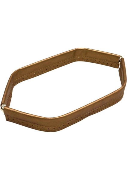 Gold Renk Derili Metal Çanta Ağzı 30 cm