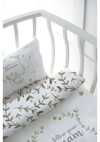 Anne Yanı Beşik Nevresim Takımı (60X100) - For Baby Serisi - Damask Filli indirimleri