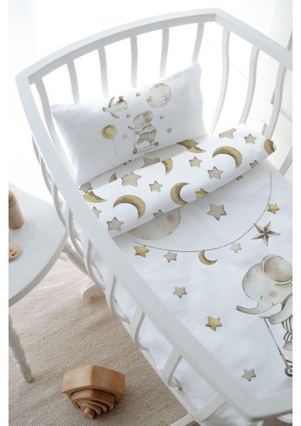 Anne Yanı Beşik Nevresim Takımı (60X100) - Iconic Serisi - Filin Düşleri modelleri