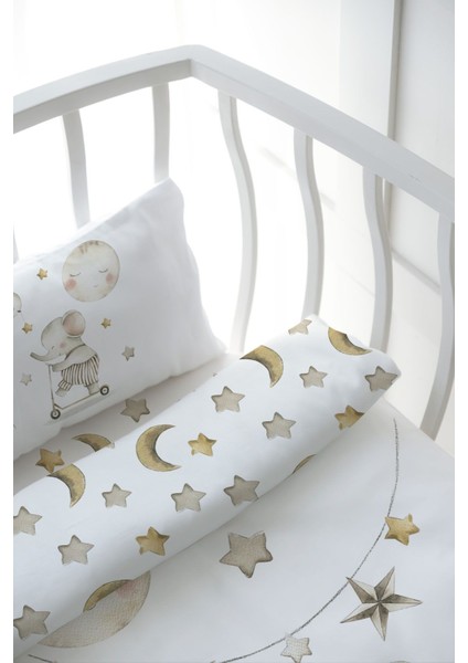 Anne Yanı Beşik Nevresim Takımı (60X100) - Iconic Serisi - Filin Düşleri indirimleri