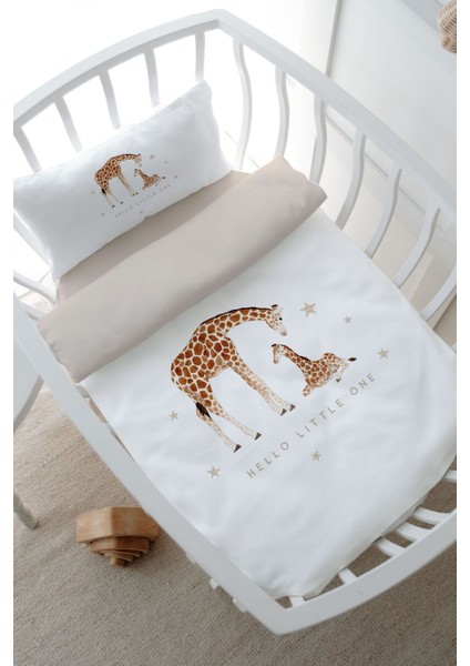 Park Yatak Nevresim Takımı (80 x 120) - Royal Series - Baby Giraffe