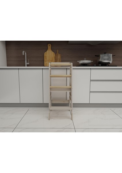 Ahşap Çocuk Öğrenme-Etkinlik Kulesi