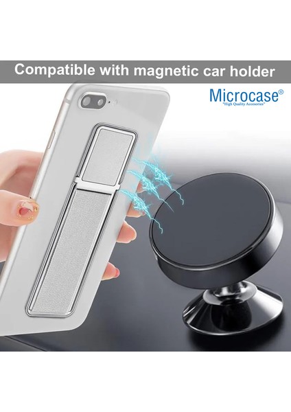 Telefon Arkası El Parmak Tutucu Metal Mıknatıslı Standlı Cep Telefonu Tutacağı - AL4938 modelleri