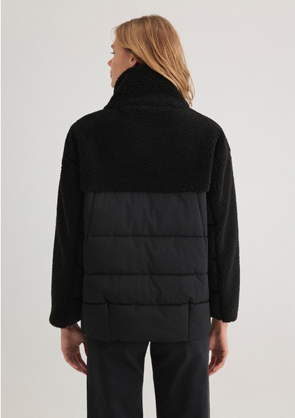 Siyah Sherpa Ceket 1110476-900