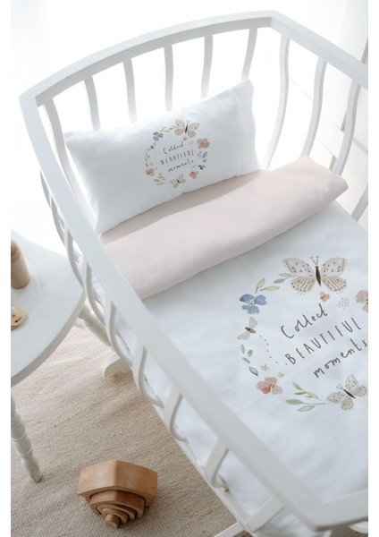 Anne Yanı Beşik Nevresim Takımı (60X100) - Royal Series - Flower Dream modelleri