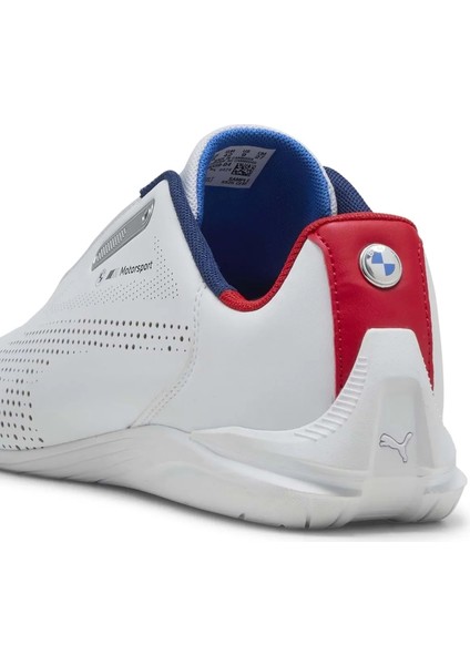 308359-04 Bmw Mms Drift Cat Decima 2.0 308359 Sneaker Erkek Spor Ayakkabı Beyaz-Kırmızı
