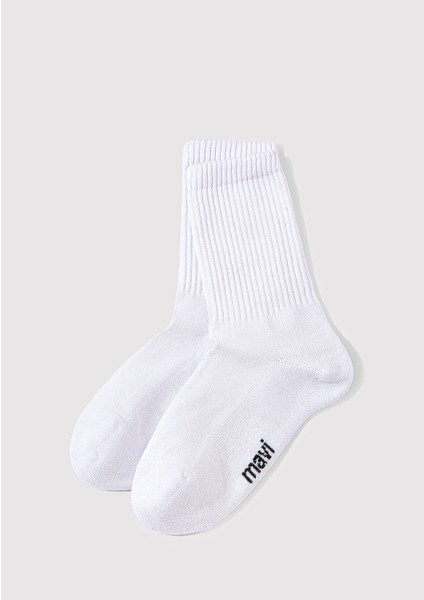 Beyaz Soket Çorap 1913302-620
