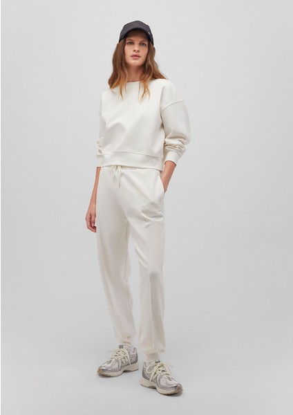 Sporty Lux Beyaz Basic Eşofman ALTI1010899-80194
