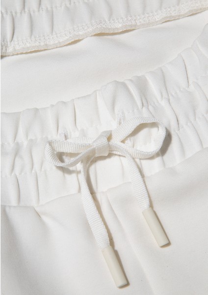 Sporty Lux Beyaz Basic Eşofman ALTI1010899-80194