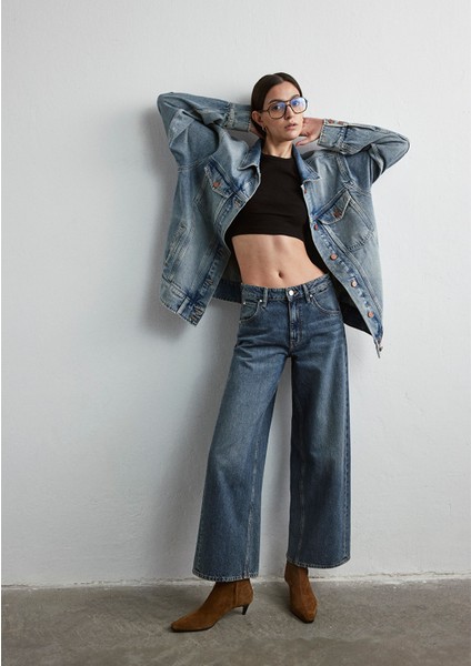 Siena Iconic Puslu Indigo Mavisi Jean Pantolon 1010763-88582 fiyatları
