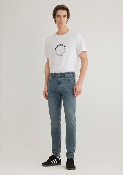 Milan Mavi Black Puslu Mavi-Gri Jean Pantolon 0081089344