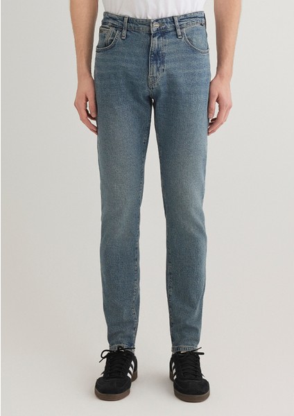 Milan Mavi Black Puslu Mavi-Gri Jean Pantolon 0081089344