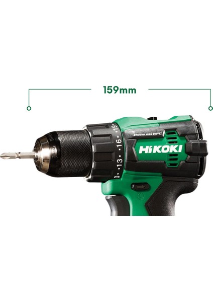 DV18DE-5.0 18V/5.0AH 70NM Çift Akülü Şarjlı Darbeli Kömürsüz Matkap