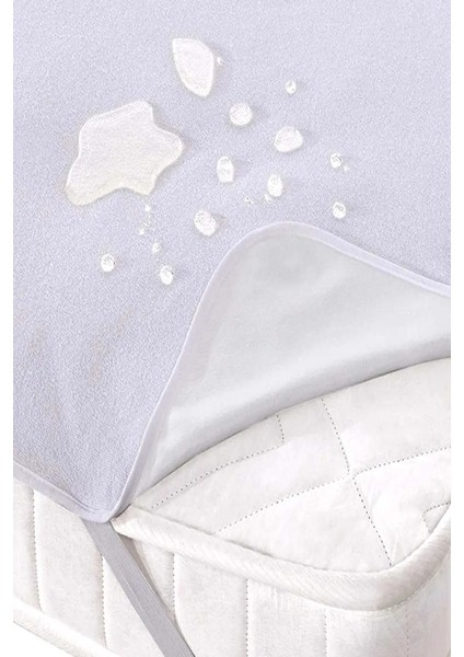 Microfiber Sıvı Geçirmez 4 Köşe Lastik Yatak Koruyucu Alez Çarşaf