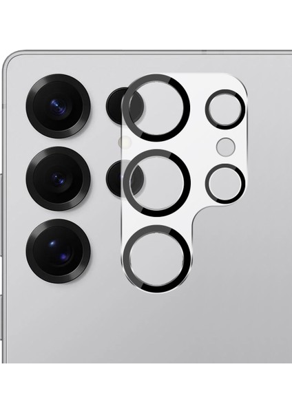 Buff Galaxy S25 Ultra Şeffaf Kamera Lens Koruyucu
