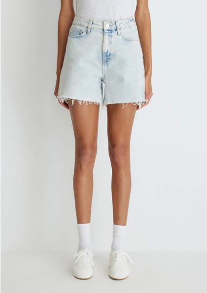 Millie 90LAR Buz Mavi Jean Şort 1458987072