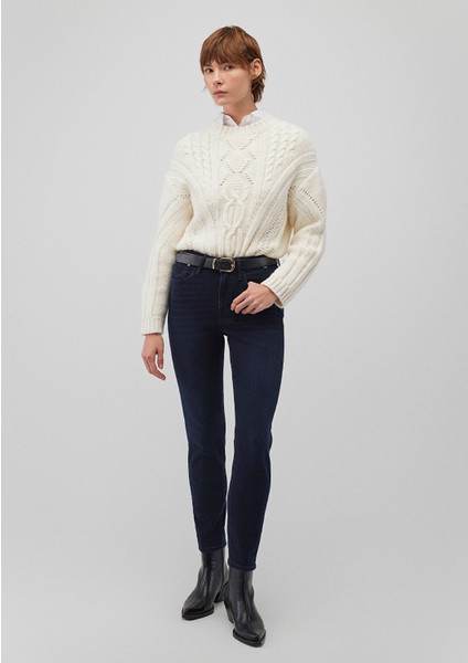 Kadın Cindy Mürekkep Mavi Premium Jean Pantolon 100277-85280