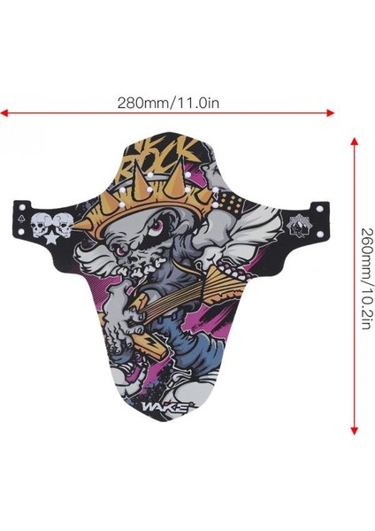 F07 Stili Dayanıklı Bisiklet Çamurluğu Ön Arka Çamurluk Bisiklet Yol Mtb Dağ Bisikleti Bisiklet Çamurluk 6 Sabitleme Kayışı Bisiklet Aksesuarları (Yurt Dışından)