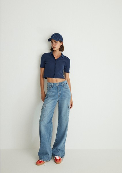 Carina Street Puslu Açık Mavi Jean Pantolon 1010764-87752