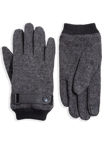 Yün Karışımlı Gri Eldiven 0911142-27063 fiyatları