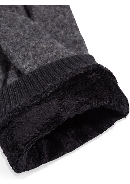 Yün Karışımlı Gri Eldiven 0911142-27063 fırsatları