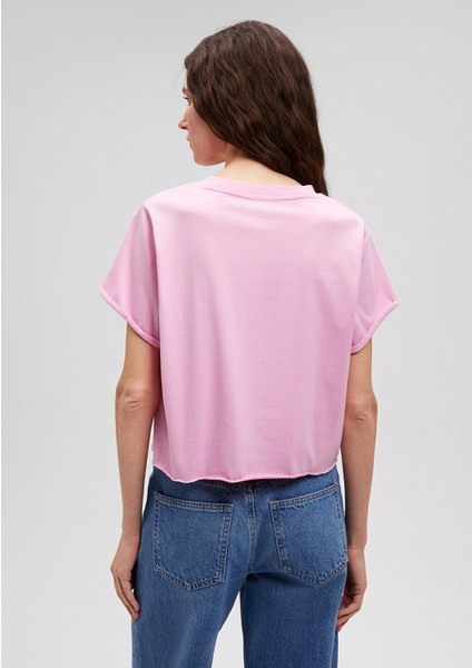 Kadın Pembe Basic Tişört 168220-71064