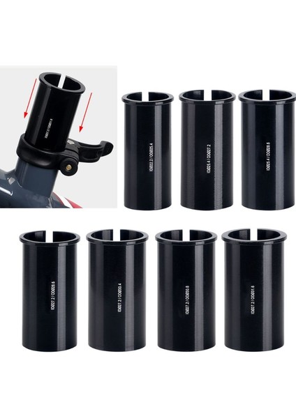 E Stili Alüminyum Alaşım Bisiklet Sele Boru Kılıfı Dönüşüm Koltuk Direği Dönüşüm Adaptörü (Yurt Dışından) fırsatları